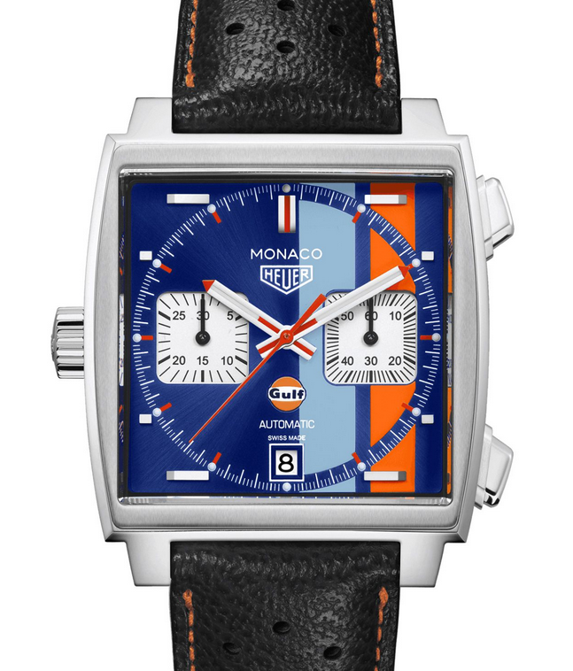 AAA Replica Tag Heuer Monaco Calibre 11 Gulf 50th Anniversary Watch CAW211T.FC6440